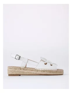New π Piper Caleb Recycled PU π©΄ Sandal In White β
