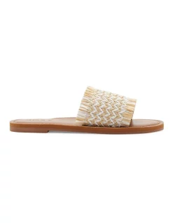 New π Roxy Kaia Slim Wheat/White Leather π©΄ Sandals π