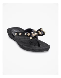 Best reviews of 💯 Taking Shape Pearl Wedge Jelly Slide In Black ✔️ -Sandals Thongs Online Shop unnamed file 1128