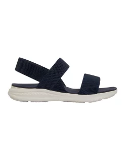Best Pirce ✔️ Active Flex By Easy Steps Mack Navy Stretch 🩴 Sandals 🌟