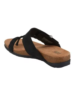 Cheap ✔️ Planet 👟 Shoes Onida Nubuck Leather 🩴 Sandal In Black ⭐ -Sandals Thongs Online Shop unnamed file 1236