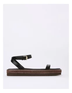 Buy 👍 Basque Restore 🩴 Sandal In Black ❤️