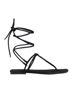 Best deal ✔️ French Connection Meadow Leather Wrap 🩴 Sandal 😉