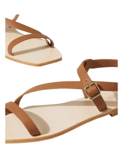 Brand new 🧨 Seed Heritage Lexi Leather 🩴 Sandal In Brown Tan 🎁 -Sandals Thongs Online Shop unnamed file 1538