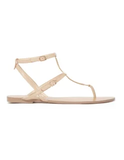 Brand new ❤️ Forever New Margot Chain 🩴 Sandal In Beige 😉 -Sandals Thongs Online Shop unnamed file 1585