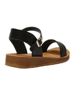 Deals ❤️ Wide Steps Eliza 🩴 Sandals In Black Smooth 🎉 -Sandals Thongs Online Shop unnamed file 1695