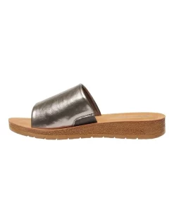 Cheapest 👍 Wide Steps Enid 🩴 Sandals In Pewter Smooth 🎉 -Sandals Thongs Online Shop unnamed file 1733