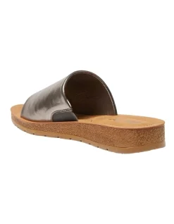 Cheapest 👍 Wide Steps Enid 🩴 Sandals In Pewter Smooth 🎉 -Sandals Thongs Online Shop unnamed file 1736