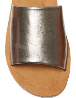 Cheapest 👍 Wide Steps Enid 🩴 Sandals In Pewter Smooth 🎉 -Sandals Thongs Online Shop unnamed file 1737