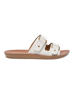 Deals ⌛ Sandler Grove Smooth 🩴 Sandals In White 👍