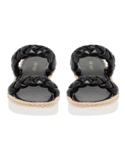 Outlet 🔔 Nine West Saven 🩴 Sandals In Black 🔥 -Sandals Thongs Online Shop unnamed file 1775