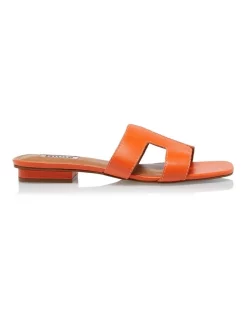 Budget 😀 Dune London Loupe 🩴 Sandals In Orange ✔️