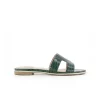 Outlet 🔥 Dune London Looper 🩴 Sandals In Green 🛒