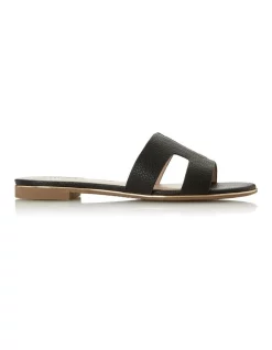 Deals 🎉 Dune London Looper 🩴 Sandals In Black 🤩