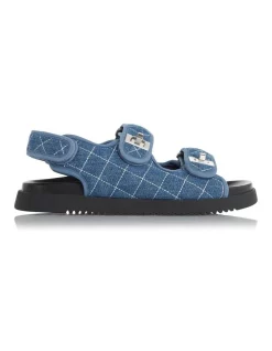 New 🔔 Dune London Lockstock 🩴 Sandals In Blue ⭐