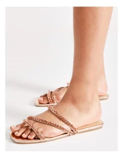 New 🎁 Collection Raven 🩴 Sandal In Rose Gold 🛒