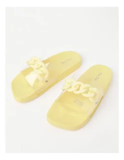 Cheap ⭐ Miss Shop Icy Lemon 🩴 Sandal In Yellow ✔️ -Sandals Thongs Online Shop unnamed file 1933