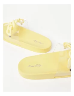 Cheap ⭐ Miss Shop Icy Lemon 🩴 Sandal In Yellow ✔️ -Sandals Thongs Online Shop unnamed file 1935