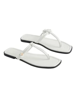 Cheapest 🔔 Seed Heritage Liora Knot 🩴 Sandal In White 😉 -Sandals Thongs Online Shop unnamed file 2062