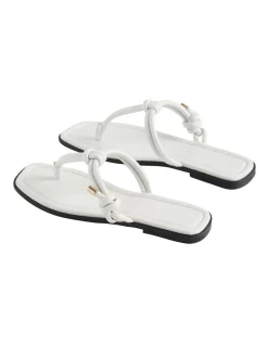 Cheapest 🔔 Seed Heritage Liora Knot 🩴 Sandal In White 😉 -Sandals Thongs Online Shop unnamed file 2063