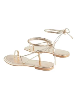 Best Sale 🌟 Seed Heritage Steffi Tie Up 🩴 Sandal In Gold 💯 -Sandals Thongs Online Shop unnamed file 2247