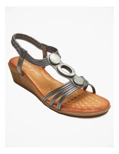 Deals 👍 Taking Shape Cathy Elevated Wedge 🩴 Sandal Gunmetal ✔️ -Sandals Thongs Online Shop unnamed file 2406