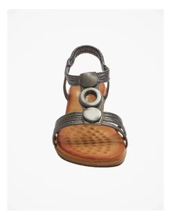 Deals 👍 Taking Shape Cathy Elevated Wedge 🩴 Sandal Gunmetal ✔️ -Sandals Thongs Online Shop unnamed file 2408