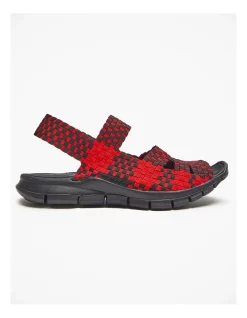 Hot Sale 🥰 Taking Shape Woven Stretch Flexible 🩴 Sandal Red ✨