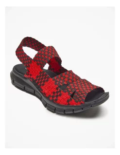 Hot Sale 🥰 Taking Shape Woven Stretch Flexible 🩴 Sandal Red ✨ -Sandals Thongs Online Shop unnamed file 2419