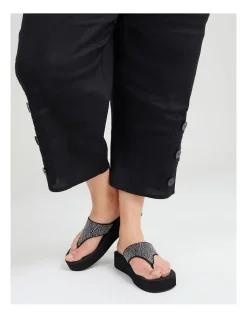 Budget 👍 Taking Shape Diamante Soft 🩴 Sandal In Black 🤩 -Sandals Thongs Online Shop unnamed file 2444