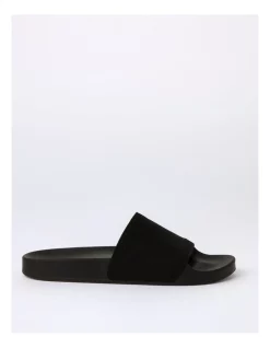 Outlet 👍 Piper District Black Recycled Flyknit 🩴 Sandal In Black 😍