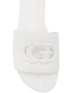 Outlet 🔥 Guess Tashia 🩴 Sandal In White ✨ -Sandals Thongs Online Shop unnamed file 2564