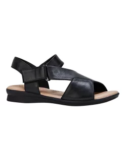 New 🤩 Hush Puppies Nizki Black Leather 🩴 Sandal ✔️ -Sandals Thongs Online Shop unnamed file 2580