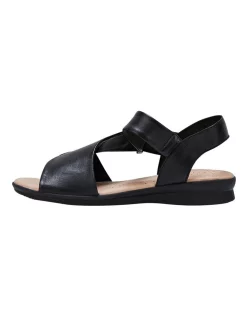 New 🤩 Hush Puppies Nizki Black Leather 🩴 Sandal ✔️ -Sandals Thongs Online Shop unnamed file 2581