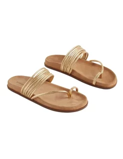 Flash Sale 😀 Seed Heritage Tegan Footbed 🩴 Sandal In Gold 🔥 -Sandals Thongs Online Shop unnamed file 2589