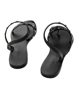 Best reviews of 🔔 Tony Bianco Finola Black Flat 🔥 -Sandals Thongs Online Shop unnamed file 2594