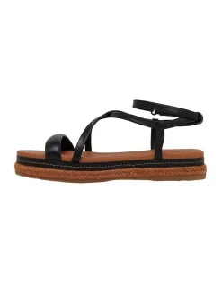 Best Sale ⭐ Hush Puppies Kasos 🩴 Sandal In Black 👍 -Sandals Thongs Online Shop unnamed file 2670