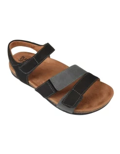 Coupon 🔥 Planet 👟 Shoes Orlene Nubuck Leather 🩴 Sandal In Black/Multi 🛒 -Sandals Thongs Online Shop unnamed file 2713