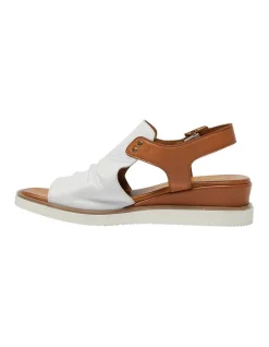 Brand new ❤️ Easy Steps Dusk 🩴 Sandals In White/Tan Glove 🔥 -Sandals Thongs Online Shop unnamed file 3184