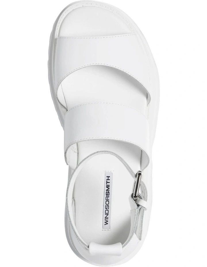 Outlet π Windsor Smith Thrilled White Leather Ankle Strap Platform π©΄ Sandal π 5 Outlet π Windsor Smith Thrilled White Leather Ankle Strap Platform π©΄ Sandal π - Image 3