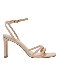 Cheapest 🎉 Pink Inc Lara 🩴 Sandals In Nude Smooth 🧨