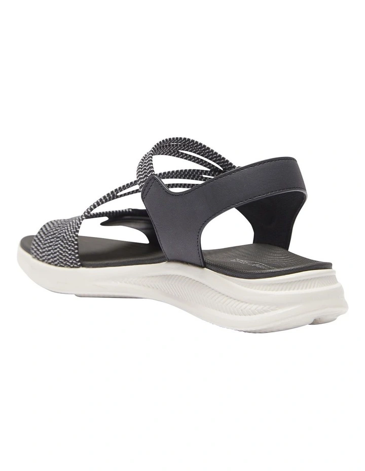 Best Sale βοΈ Active Flex By Easy Steps Neon π©΄ Sandals In Black/White π 8 Best Sale βοΈ Active Flex By Easy Steps Neon π©΄ Sandals In Black/White π - Image 6