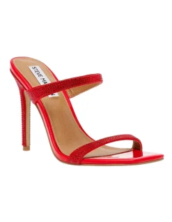 Hot Sale ✨ Steve Madden Vacate 👠 Heels In Red 🔔