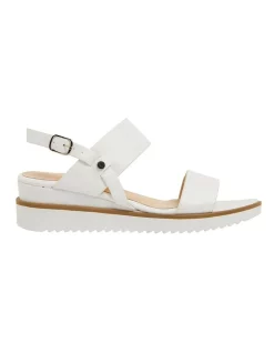 Best Pirce 𧨠Ravella Dayton White Smooth π©΄ Sandals β€οΈ