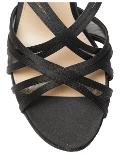 Coupon 👏 NINA Bess 🩴 Sandals In Black Satin 🔥 -Sandals Thongs Online Shop unnamed file 3796