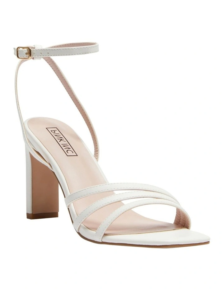 Outlet π Pink Inc Lara π©΄ Sandals In White Smooth β 4 Outlet π Pink Inc Lara π©΄ Sandals In White Smooth β - Image 2