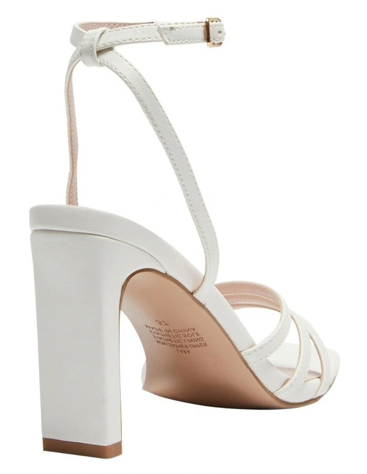 Outlet π Pink Inc Lara π©΄ Sandals In White Smooth β 6 Outlet π Pink Inc Lara π©΄ Sandals In White Smooth β - Image 4