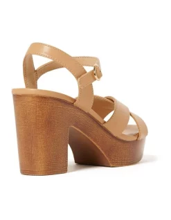 Discount 🤩 Forever New Clara Heeled Clog In Brown 👏 -Sandals Thongs Online Shop unnamed file 4036