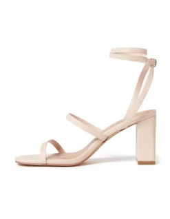 Brand new 🎁 Forever New Zelly Strappy Block Heel In Beige 💯 -Sandals Thongs Online Shop unnamed file 4040
