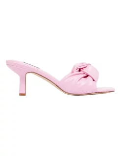 Best deal π Nine West Knot Heeled π©΄ Sandal In Pink π€©